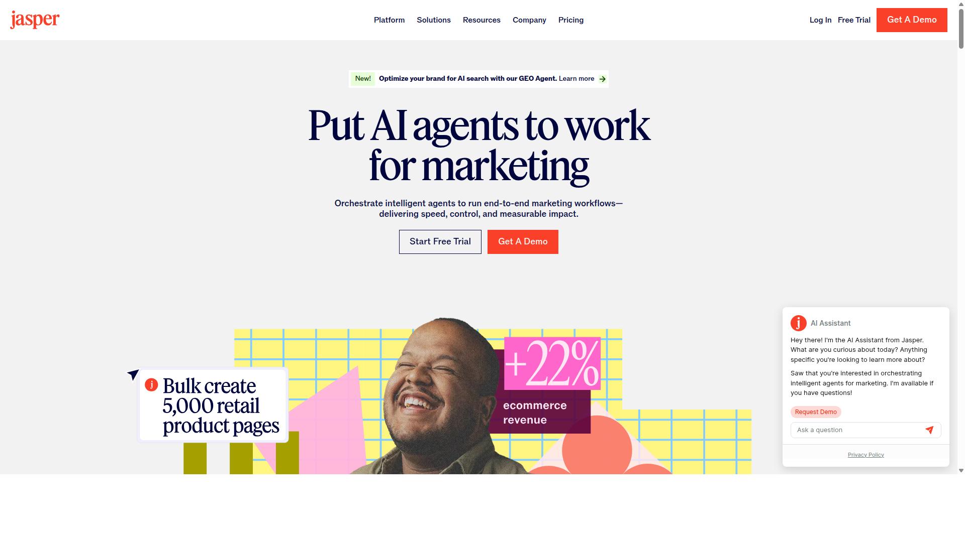 Jasper website